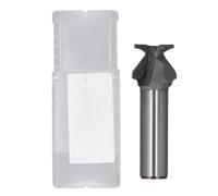 Arc Bending Router Bit 1/2 Shank, Integrated Tungsten Steel Cutter for Wooden Door and Wall Cabinet, R10 Radius Curved Forming Tool for Woodworking Milling on Solid Wood and M