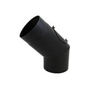 Arc Bertrams 05SB45-130T 130 x 2 mm, 45 degrés, 2 parties, fixe, avec porte, noir