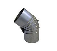 Arc Bertrams Fal 13BG45-160KV 45°, Ø 160 x 1930 mm, nervuré, avec verrouillage de commande