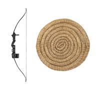 Arc classique Crosman CenterPoint Sentinel + tapis de tir à l'arc en paille MF Trade 65 cm - Ensemble
