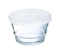 ARC Contenitore So-Urban in Vetro, Trasparente con Coperchio in Plastica, Colore Bianco, Impilabile, Cl 37, Glass