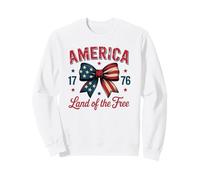 Arc Coquette 4 Juillet Terre Patriotique des Libres 1776 Sweatshirt