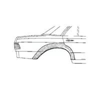 Arc d'aile arrière droit pour Mercedes W123