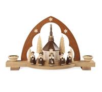 Arc de lumière carollers, longueur 30 cm, naturel, Erzgebirge originale de Mu...