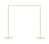 Arc de mariage doré 2.1x2m / 79x83 pouces, support d'arrière-plan carré, support d'arc de ballon de mariage, cadre métallique pour décoration de fond de cérémonie Or