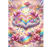 Arc de Nuage Arc-en-Ciel Puzzle pour Adultes 120 pièces, Puzzles Classiques, Détente & Relaxation, Famille Jeu Puzzles, Puzzle de Décoration