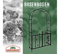Arc de roses Colonne de roses Différents modèles Métal Aide à la croissance Treillis Jardin, Modèle:1x Arc de roses avec porte - Style 1