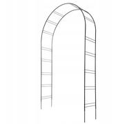 Arc de roses KADAX pour plantes grimpantes, pergola, noir, 150 x 255 cm