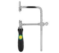 Arc de scie portable pour bijoux, outil d'artisanat de menuiserie, acier inoxydable de haute qualité, arc de scie en forme de U, longueur réglable 7 à 18 cm pour le traitement et