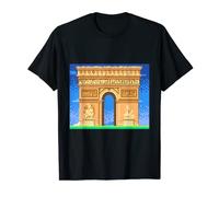 Arc de triomphe de l’Étoile, Avenue des Champs-Élysées Pixel T-Shirt