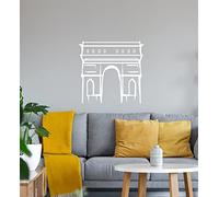 Arc de Triomphe Sticker mural Blanc 40 x 38 cm