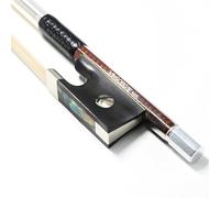 Arc de violon en Fiber de carbone diamant doré 4/4 taille niveau maître yeux parisiens grenouille ébène Premium crin de cheval naturel VINGOBOW 140V