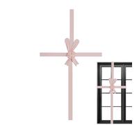 Arc décoratif pour portes - Cabinet d'oreille de lapin réglable en forme d'oreille de lapin pour Pâques et fête - Décoration de Pâques pour porte d'entrée avec nœud en ruban - Utilisé pour l'école