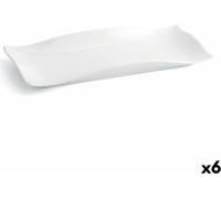Arc Distribucion Arte Para El Hogar Iberica. 7406027 - Flache Tischplatte 29,5cm bocadillo gastro fun bl porcelaine quid