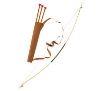 Arc en bois avec 5 flèches en plastique - Un arc-en-ciel pour les petits héros