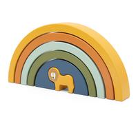Arc-en-ciel à empiler en bois Mr. Lion