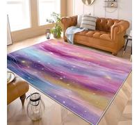 Arc en Ciel Abstrait de RêVe Comfort Tapis Moderne Moelleux à Poils Courts, Dessous antidérapant, Lavable à 30 degrés, Coloré Adulte Doux Tapis de Salon Chambre Salle 120x170 cm