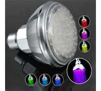 Arc-en-ciel Bather Changer la couleur Led Anion Pomme de douche Spa Contrôle de la température Salle de bains Haute pression Économiser l'eau Pomme de douche