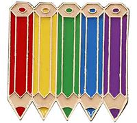 Arc-en-Ciel Broches Broches Gay Pride Drapeau ondulé Coeur Broche métal Paix et Amour émail Badge épinglette vêtements Sac Bijoux Decortion Cadeaux Lovely and Practical