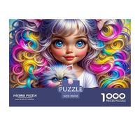 Arc-en-Ciel Ca 1000 Pièces Puzzle pour Adultes Jeu Stimulant Divertissement Apaisant Cultiver l'esprit D'équipe pour Toute La Famille, Cadeaux pour Femmes, Cadeaux pour Hommes 70x50cm/1000pcs