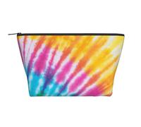 Arc-en-Ciel coloré de Colorant de Cravate en Spirale, Trousse de Toilette Trousse de Maquillage Sac à cosmétiques Trousse de Toilette de Voyage Portable