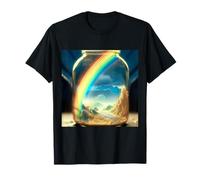 Arc-en-Ciel dans Un Bocal - River Valley Dall-E AI Art T-Shirt
