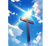 Arc - En - Ciel De Croix 5D DIY Diamond Painting Kit Complet pour Adultes et Enfants, 20x30cm, Broderie Diamant Plein Rond, Strass Point de Croix pour, Art Artisanat Décoration Murale Maison E-768