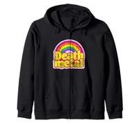 Arc-en-Ciel Death Metal Sweat à Capuche