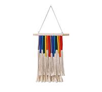 Arc-en-ciel Décoration murale à suspendre Nœuds à cheveux Ceinture de rangement pour filles Pinces à cheveux Barrette Bandeau Support Ornement Décoration d'intérieur Tapisserie