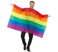 Arc-en-Ciel Drapeau Gay Pride Adultes Carnaval Festival Accessoire Déguisement