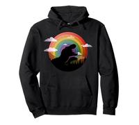Arc-en-ciel et dinosaures [Adulte et enfant] Rainbow, T-Rex Sweat à Capuche