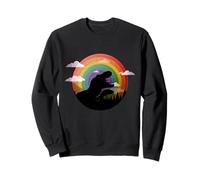 Arc-en-Ciel et Dinosaures [Adulte et Enfant] Rainbow, T-Rex Sweatshirt