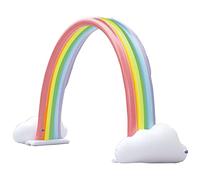 Arc en Ciel Gonflable Aire de Jeux Aquatiques avec Jets d’Eau Jardin extérieur garçon Fille Teamson Kids TK-48251PR