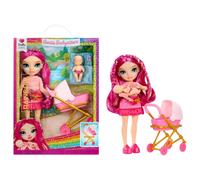 Arc-en-Ciel Haut Jr.Bestie Babysitters Stella Monroe Mode Doll Avec Bébé Age 4+