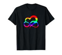Arc-en-ciel Infinity Heart T-Shirt