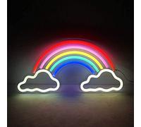 Arc - en - ciel Lampe Neon Dessin mural führte Indoor Dekor nachttischlampen Dessin geburtstagsparty Chambre table cadeau de mariage enfant Jouet Motif décorations de Saint-Valentin cadeau