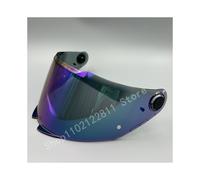 (Arc-en-ciel) Lentille de casque Espagne MT Thunder 4 galvanoplastie argent magique thé noir transparent