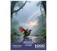 Arc-en-Ciel LorikeetPuzzle 1000 Pièces Travail Intellectuel Adolescentsoiseau Esprit Créatif 38x26cm/1000pcs