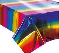 Arc-en-ciel Nappe magique Multicolore Salle à manger Fête Décoration de table fantaisie Couleurs vives Design festif Culture de la table unique Look créatif Design élégant Charmant Atmosphère festive