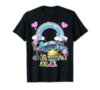 Arc-en-ciel Nature Fleurs Grenouille Enfant Fille Garçon T-Shirt