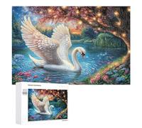Arc-en-Ciel Phoenix sur la Ville Puzzle 1000 Pièces pour Couples Collaboration À Domicile Pensée Stratégique Cadeau pour Romance 1000 PCS