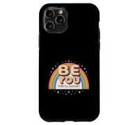 Arc-en-Ciel rétro des années 80 Be You They'll Adjust Pride Art Coque pour iPhone 11 Pro