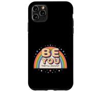 Arc-en-Ciel rétro des années 80 Be You They'll Adjust Pride Art Coque pour iPhone 11 Pro Max