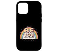 Arc-en-Ciel rétro des années 80 Be You They'll Adjust Pride Art Coque pour iPhone 12/12 Pro