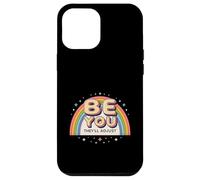 Arc-en-Ciel rétro des années 80 Be You They'll Adjust Pride Art Coque pour iPhone 12 Pro Max