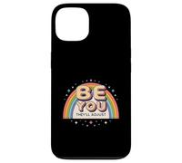 Arc-en-Ciel rétro des années 80 Be You They'll Adjust Pride Art Coque pour iPhone 13