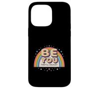 Arc-en-Ciel rétro des années 80 Be You They'll Adjust Pride Art Coque pour iPhone 14 Pro Max