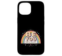 Arc-en-Ciel rétro des années 80 Be You They'll Adjust Pride Art Coque pour iPhone 15