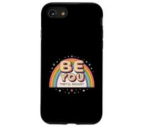 Arc-en-Ciel rétro des années 80 Be You They'll Adjust Pride Art Coque pour iPhone SE (2020) / 7/8