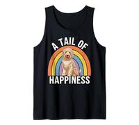Arc-en-Ciel rétro pour Chien Golden Doodle A Tail of Happiness Débardeur